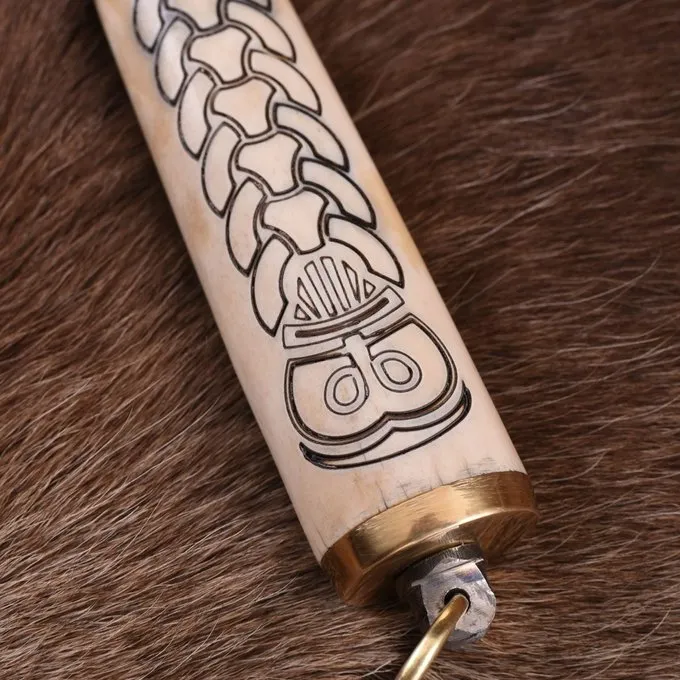 Deepeeka Kleiner Nordischer Wikinger-Sax Mit Verziertem Beingriff 7 Deepeeka Kleiner Nordischer Wikinger-Sax Mit Verziertem Beingriff – Bild 5