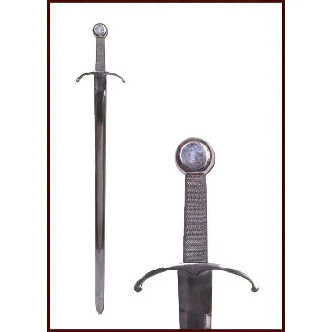 Deepeeka Mittelalterliches Schwert Mit Gebogener Parierstange 4 Deepeeka Mittelalterliches Schwert Mit Gebogener Parierstange – Bild 2