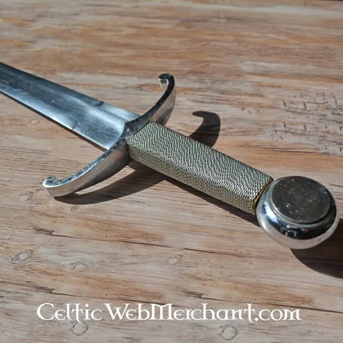 Deepeeka Mittelalterliches Schwert Mit Gebogener Parierstange 5 Deepeeka Mittelalterliches Schwert Mit Gebogener Parierstange – Bild 3