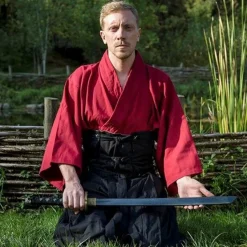 Epic Armoury Samurai Hose, Schwarz -Schwerter Verkäufe samurai hose schwarz 2