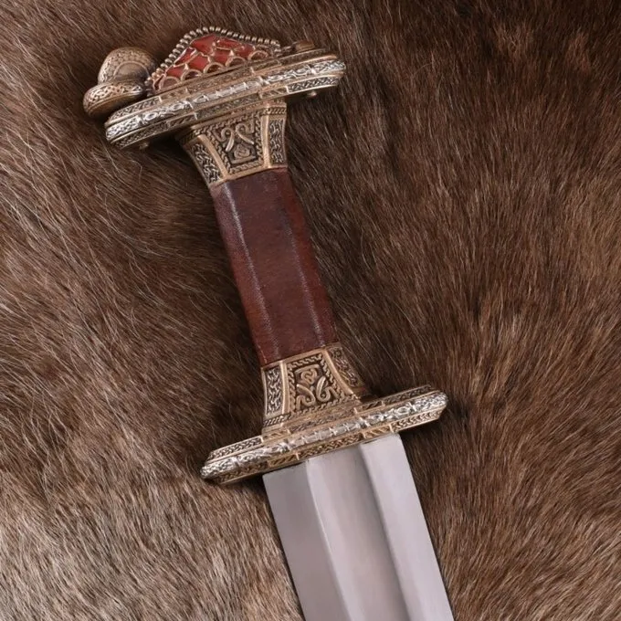 Deepeeka Vendel Schwert Uppsala 7. Bis 8. Jahrhundert, Messinggefäß 3 Deepeeka Vendel Schwert Uppsala 7. Bis 8. Jahrhundert, Messinggefäß