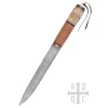 SPQR Viking Seax Mit Knotenmotiv, Damaszenerstahl -Schwerter Verkäufe viking seax mit knotenmotiv damaszenerstahl