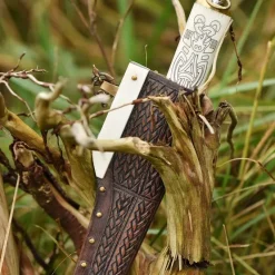 Deepeeka Wikingersax Im Borre-Stil Mit Knochengriff -Schwerter Verkäufe wikingersax im borre stil mit knochengriff 4