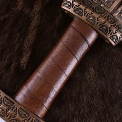 Deepeeka Wikingerschwert Insel Eigg, Ledergriff, Temperiert -Schwerter Verkäufe wikingerschwert insel eigg ledergriff temperiert 4